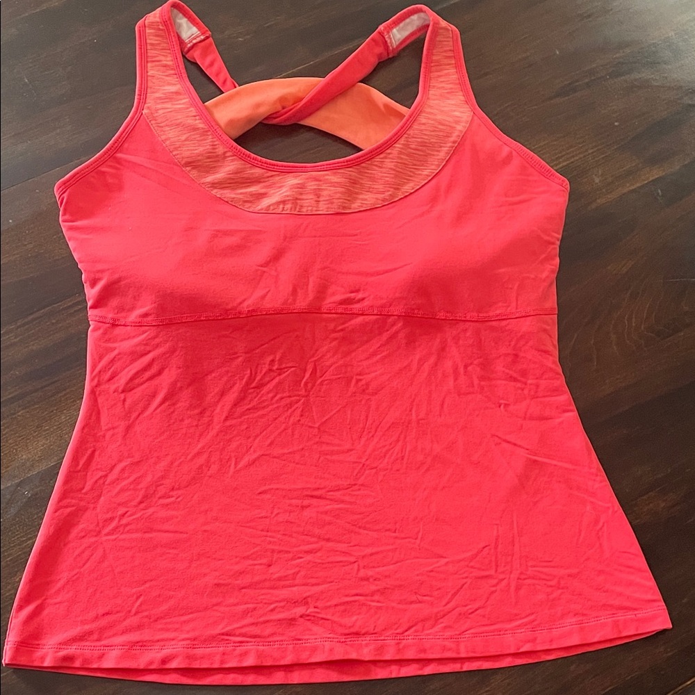 Lucy Coral Tank Top